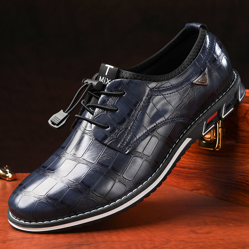 Casual Men's Loafers Leather Shoes foto 4