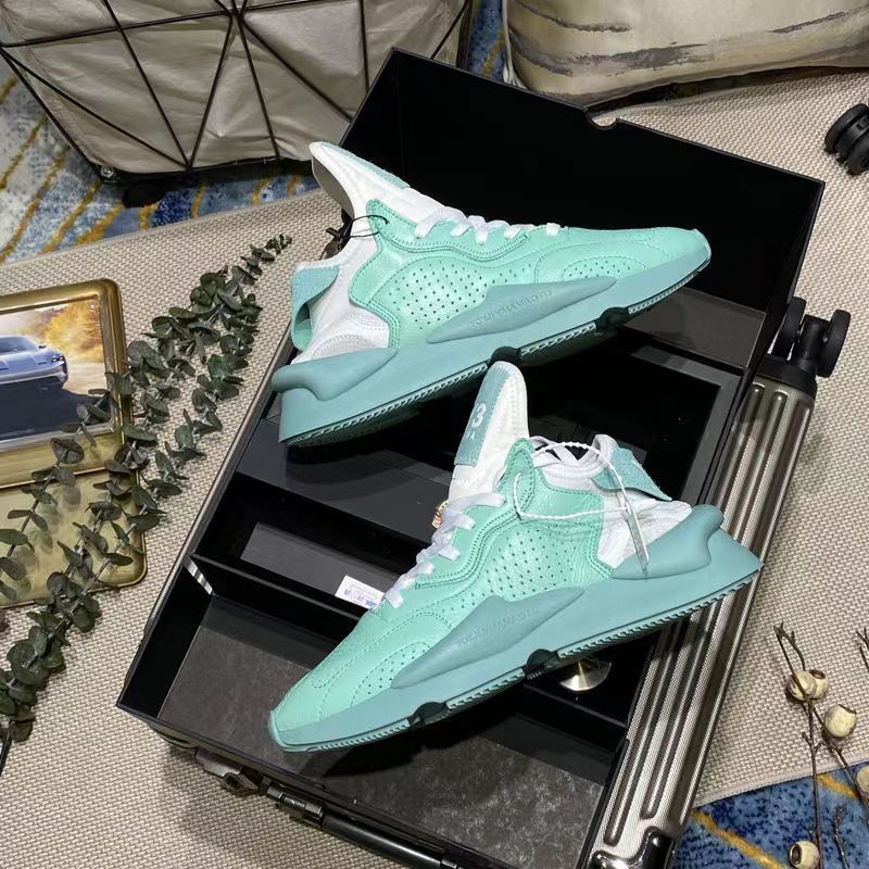 Leather Perforated Breathable Casual Wear-resistant Running Shoes foto 4