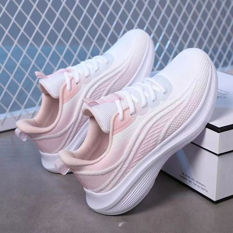 Light Mesh Breathable All-match Anti-skid Shock Absorption Soft Bottom Running Shoes foto 4