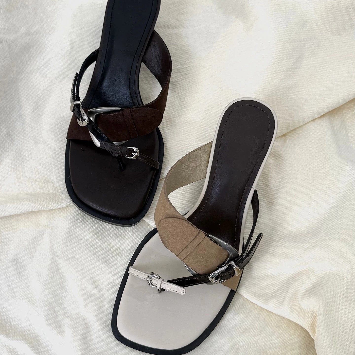 Outerwear Minimalist Elegant High-heeled Sandals foto 4