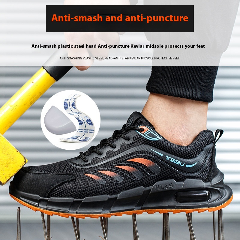Men's Wearable Shoes Anti-smashing And Anti-penetration Lightweight And Comfortable Shoes foto 2