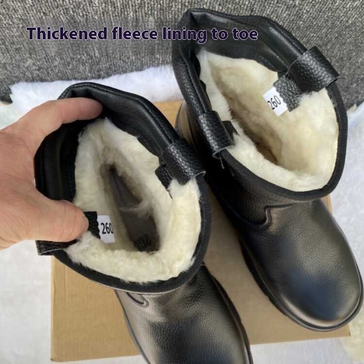 Minus 40 Degrees Cold-proof Cotton-padded Shoes Waterproof Non-slip Thick Boots foto 5