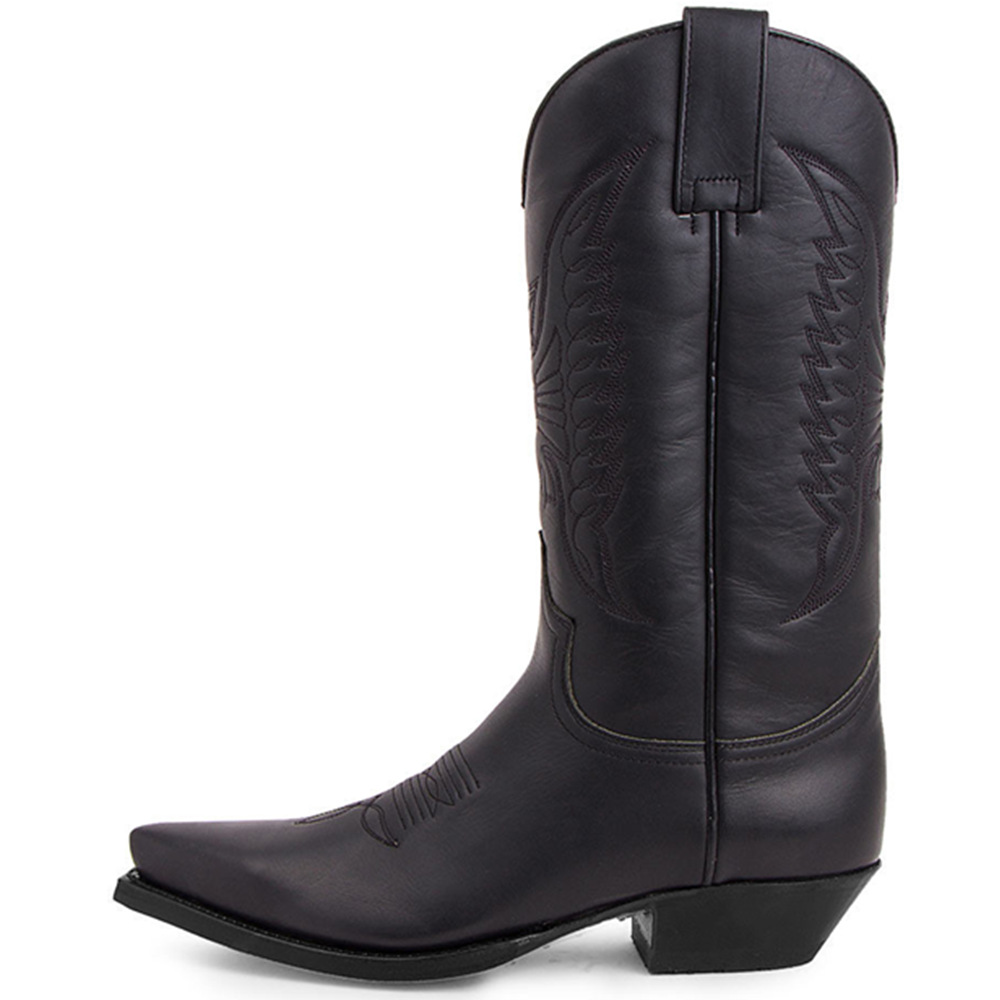 European And American Men's And Women's Embroidered Pointed High Heel Western Cowboy Boot foto 5