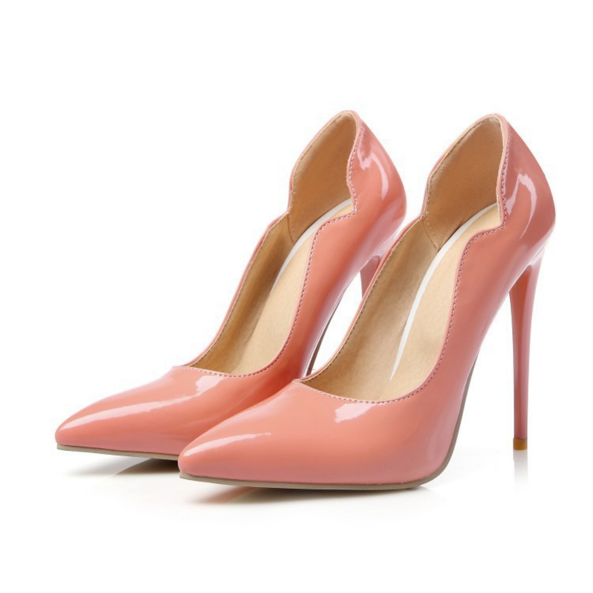 Sexy High-heeled Stiletto Patent Leather Pumps foto 4