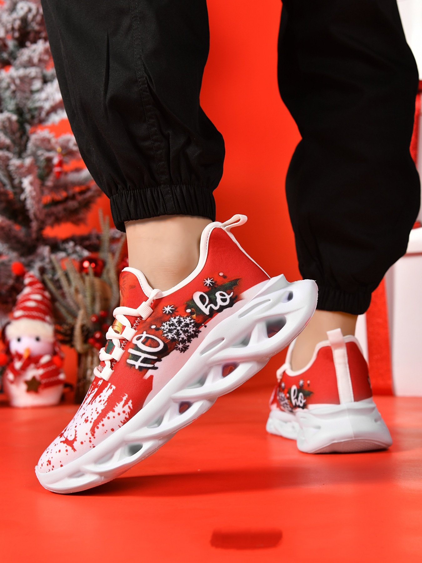 Christmas Bread Dad Sports Platform Casual Shoes foto 5