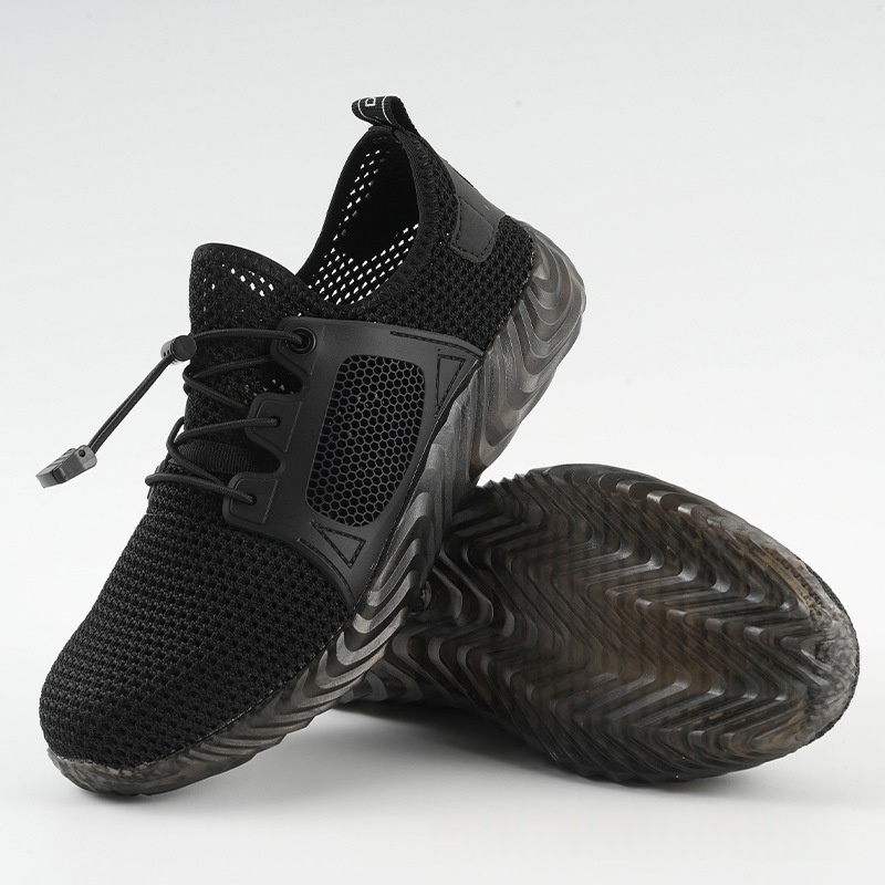 Flyknit Labor Protection Shoes Are Breathable And Lightweight Work Shoes foto 4