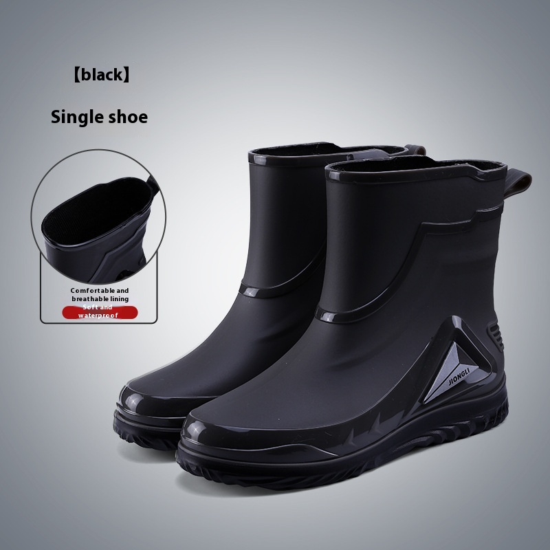 Closed Waterproof Shoes Outdoor Rubber Boots foto 4