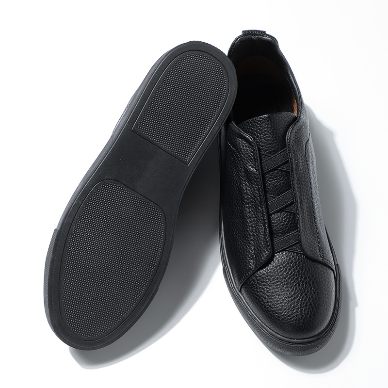Men's Leather Shoes One Pedal Soft Bottom Gommino foto 4