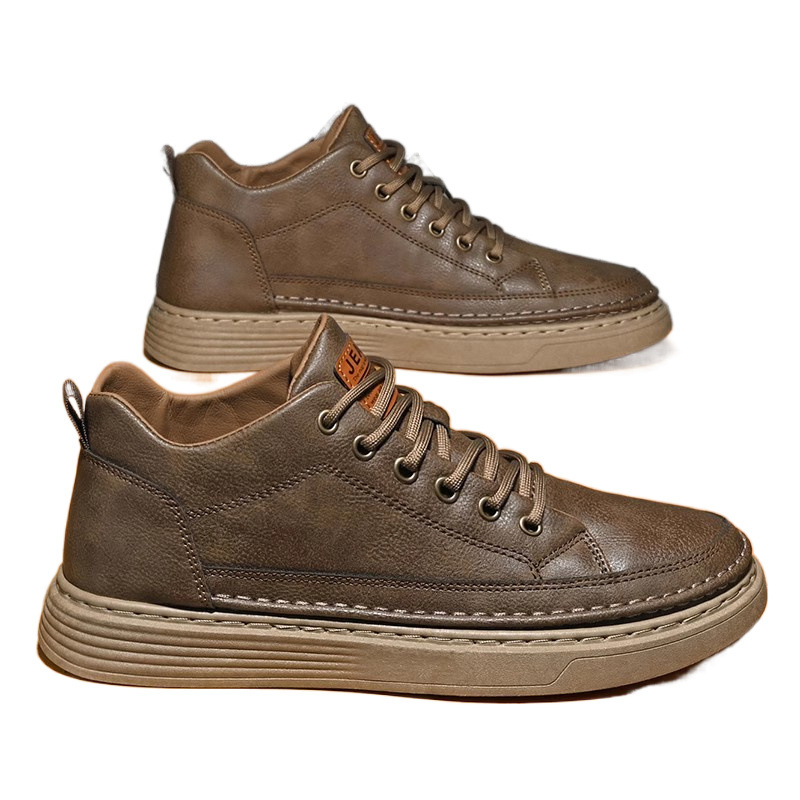 Men's Autumn Winter Fleece-Lined Warm Sneakers foto 5