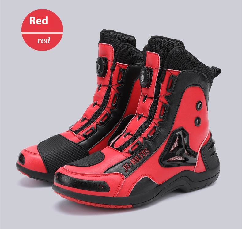 Motorcycle Long Mountain Locomotive Road Anti-skid Protection Off-road Lightweight Commuter Worker Boot foto 2