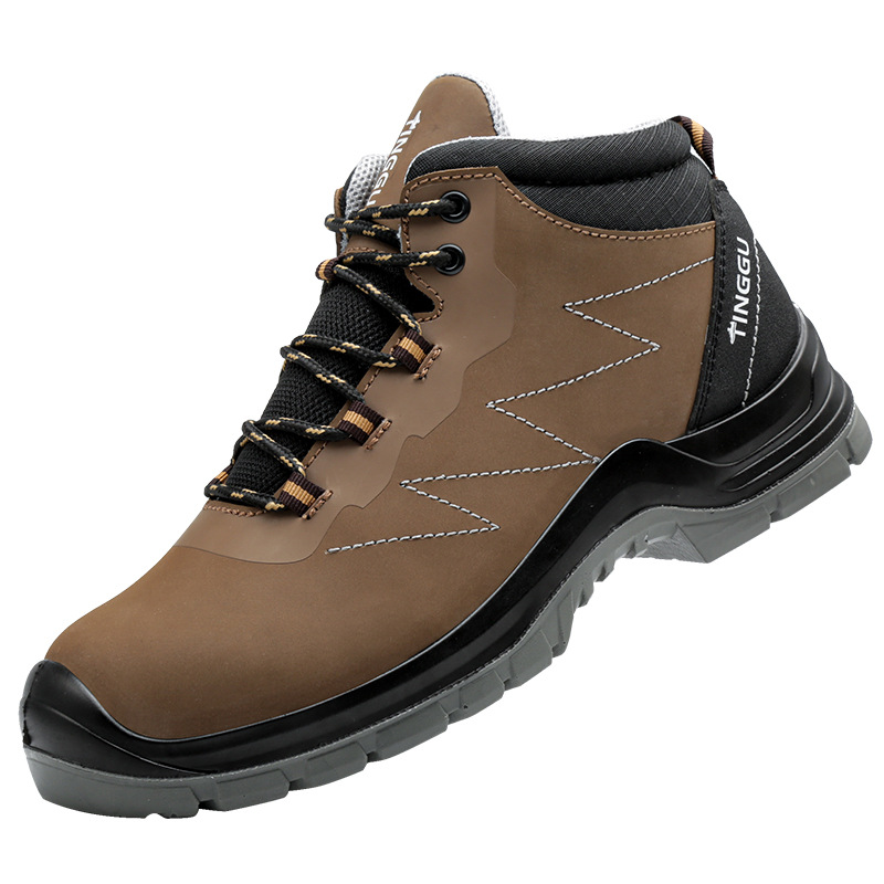 Thick Wear-resistant Non-slip Breathable Lightweight Steel Toe Shoes foto 5