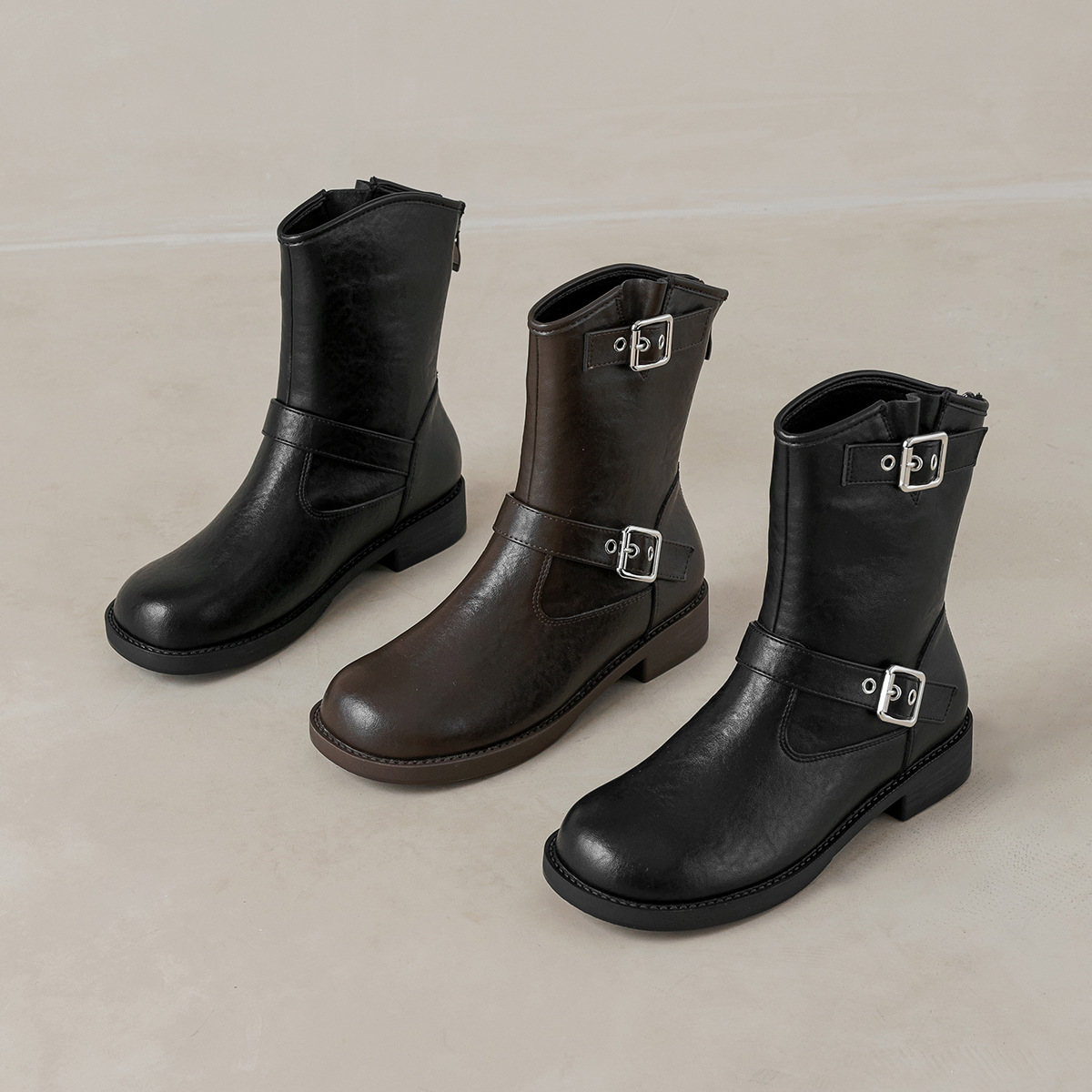 Autumn Womens British Style Boots foto 3