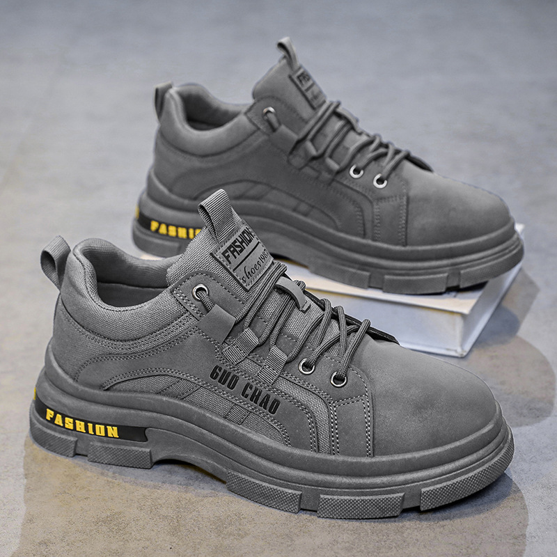 Autumn And Winter Thick Bottom Work Non-slip Wear-resistant Men's Labor Protection Tide foto 3