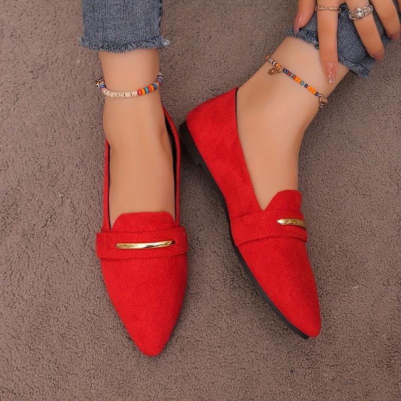 Women's Casual Flat Pointed Toe Pumps foto 5
