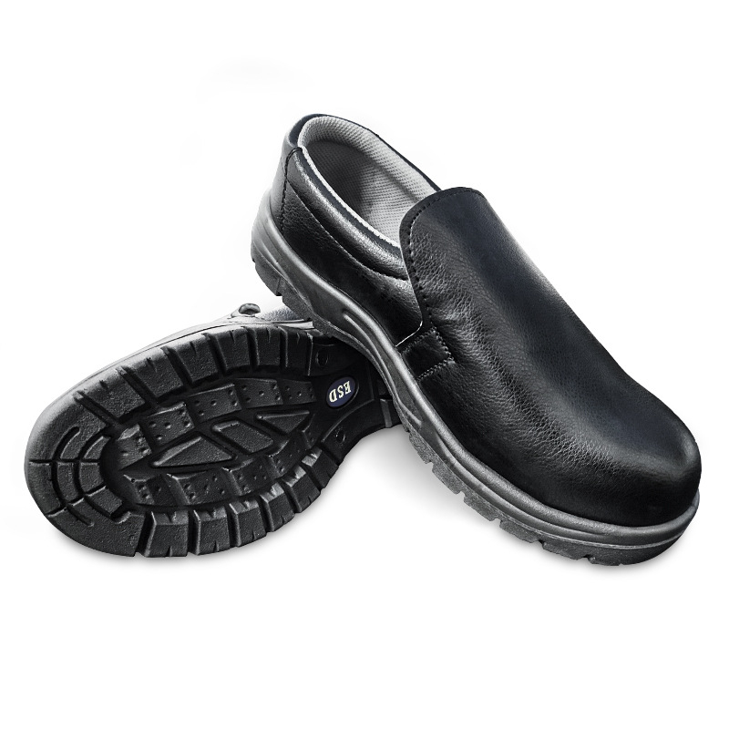 Anti-static Work Shoes Anti-smashing And Anti-penetration Pu Steel-toe Work Shoes foto 5