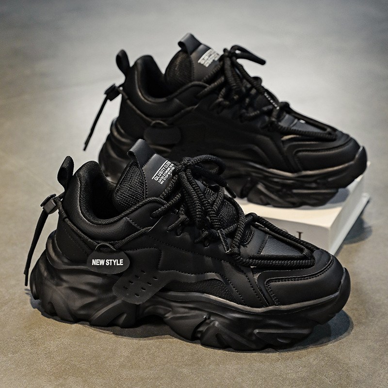 Trendy Sports All-match Casual Shoes Thick Sole Height Increasing foto 2
