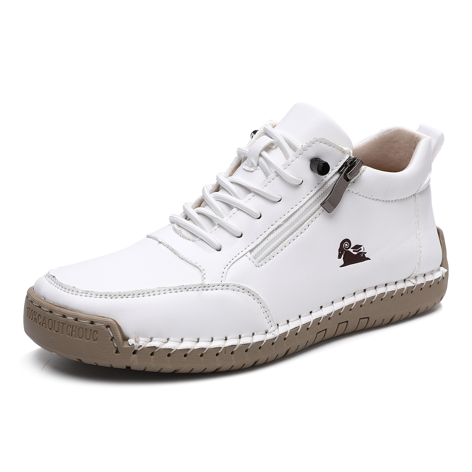 Handmade Stitching Female Soft Bottom Flat Shoes Casual foto 4