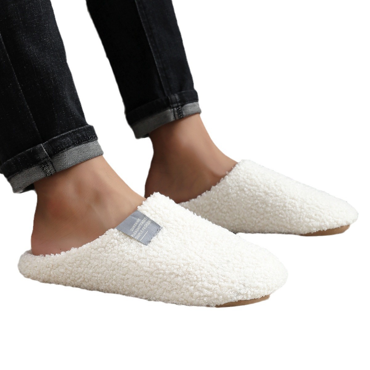 Simple, Lightweight And Silent Indoor Couple Slippers foto 5