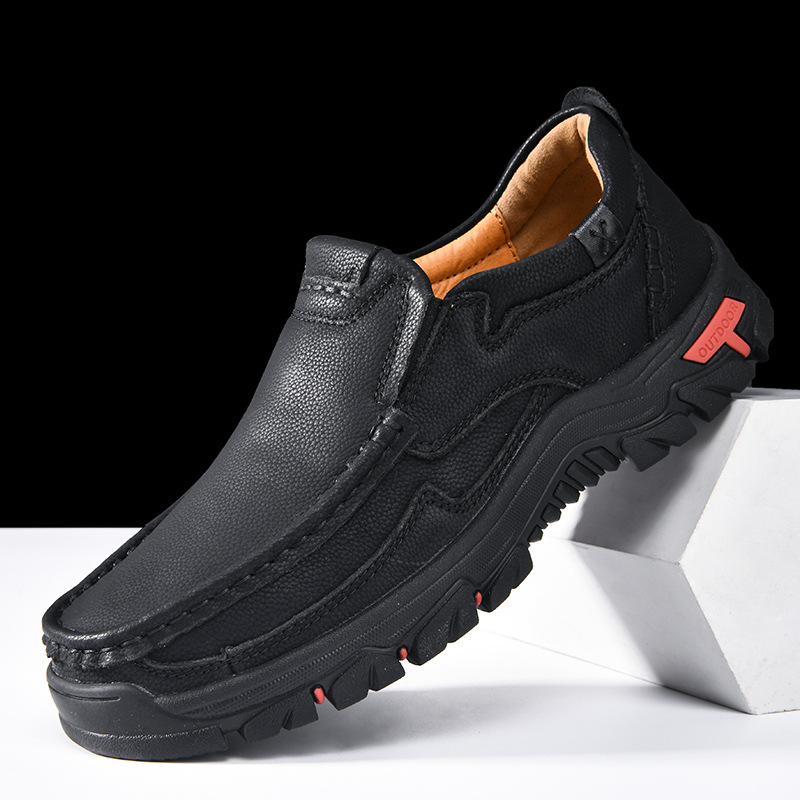 Men's Plus Size Casual Loafers Non-slip Breathable Latex Insole foto 5