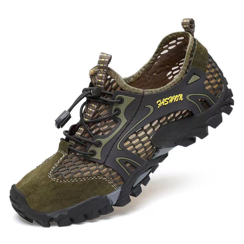Korean-style Trendy Hiking Shoes With Breathable Mesh Uppers foto 2