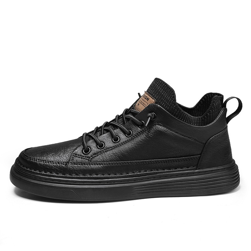 Men's Black Non-slip Wear-resistant And Lightweight Sneakers All-matching Sports foto 5
