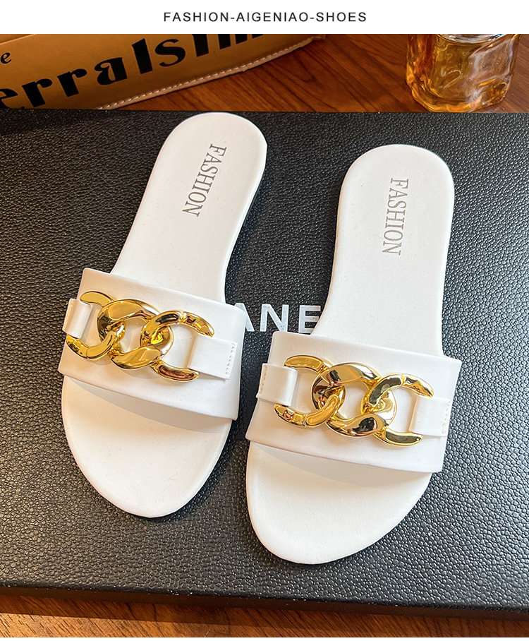 Lazy-style Outdoor Flat Slippers For Women foto 4