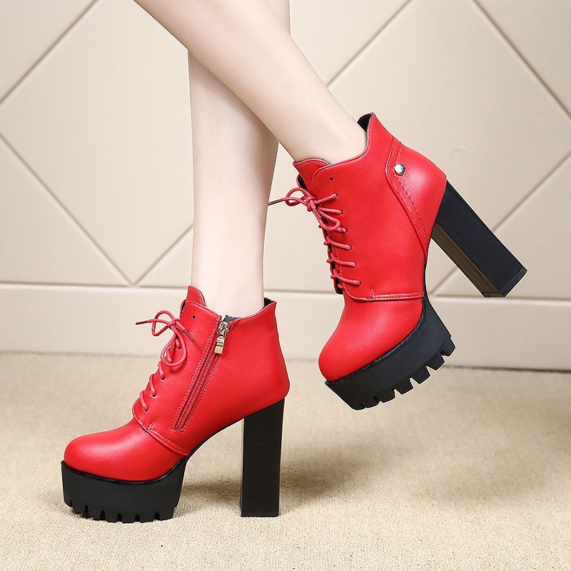 Chunky Heel Platform Boots For Women FallWinter 2025 foto 2