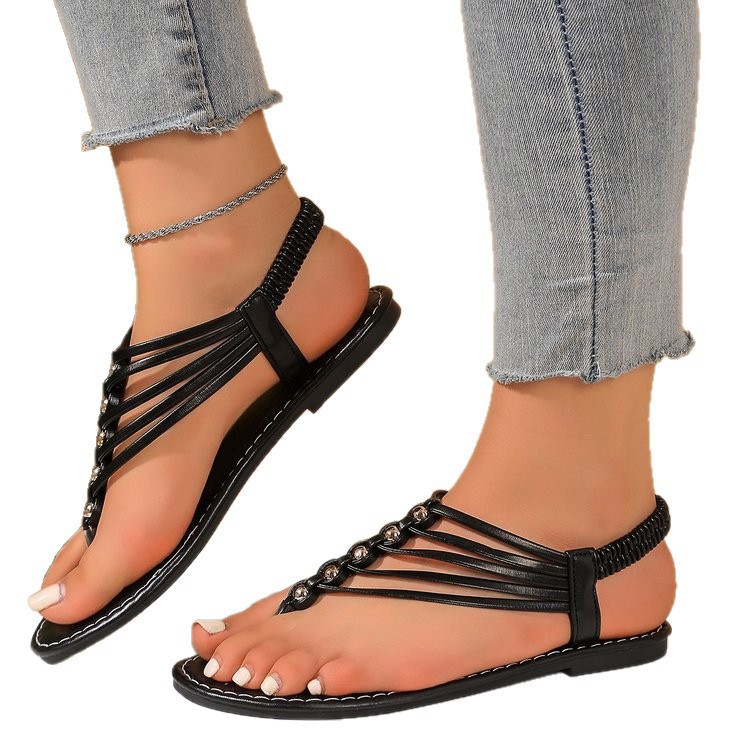Versatile Open-toe Sandals With An Elastic Cuff, Perfect For Layering And Wearing Outdoors foto 3