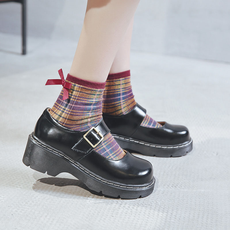 New-style Vintage Buckle Mary Jane Shoes foto 2