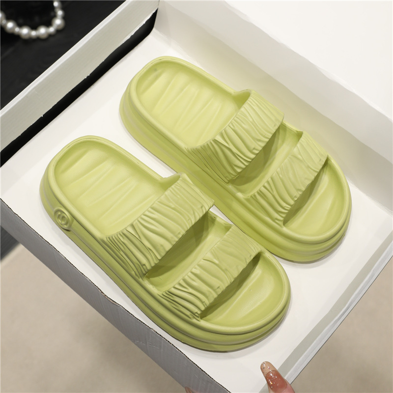 Womens EVA Thick-Soled Slippers With A Step-on-Poop Feel foto 5
