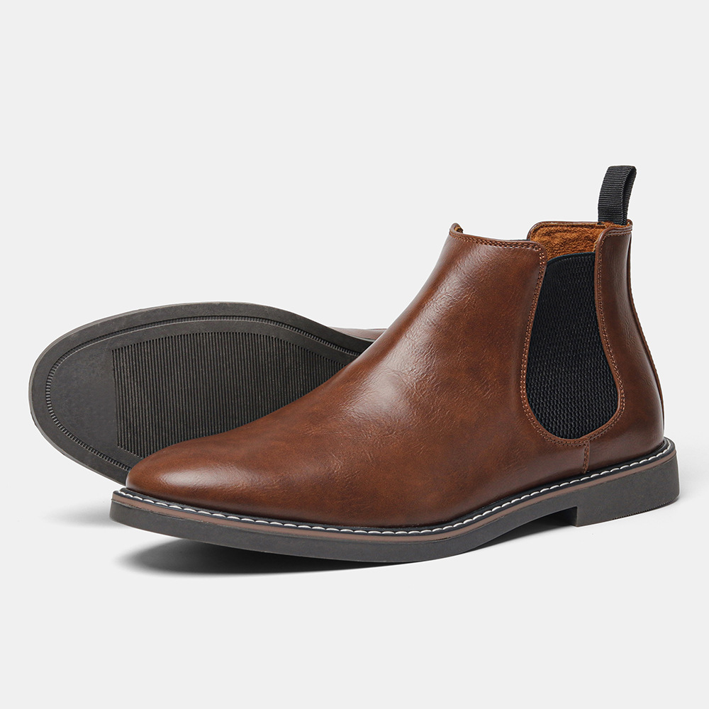 Chelsea Men's Boots Formal High-top British Casual Single foto 3