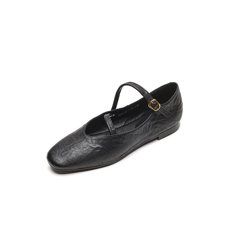 Flat Versatile Non-slip Vintage Mary Jane For Women's Single-layer Shoes foto 4