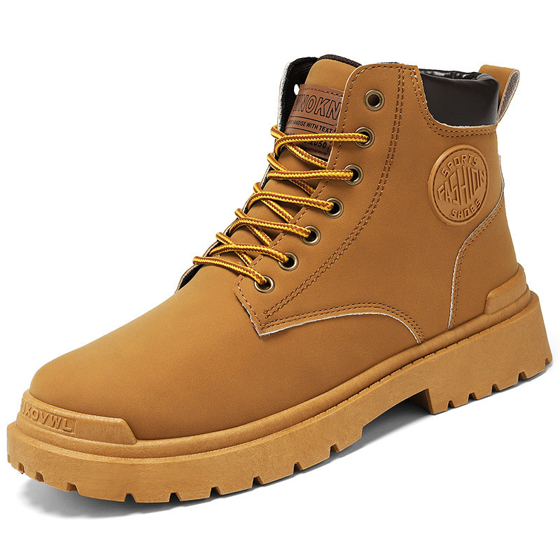 Mens Versatile High-top Thick-soled Work Boots foto 3
