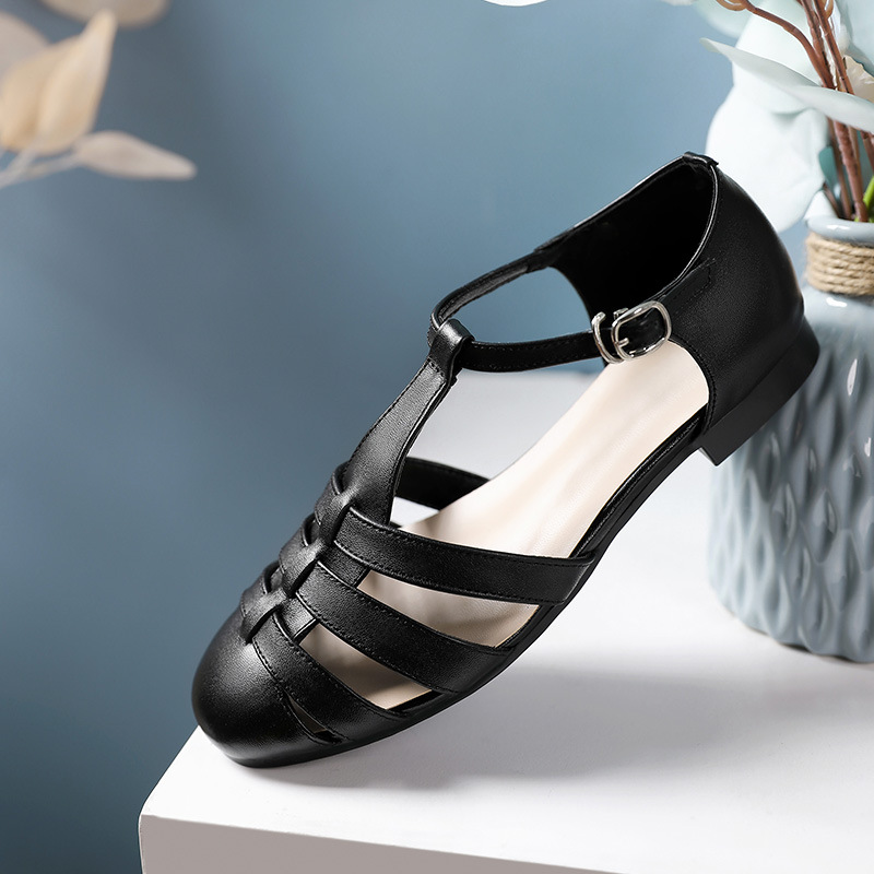Women's Summer New Fashion Ankle-strap Buckle Sandals Women foto 5