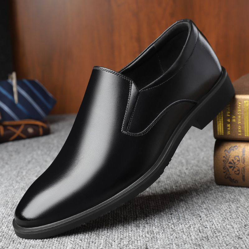 Men's Business Tods Casual Shoes Breathable Low Top Spring And Autumn Black Slip-on Lazy Shoes foto 4