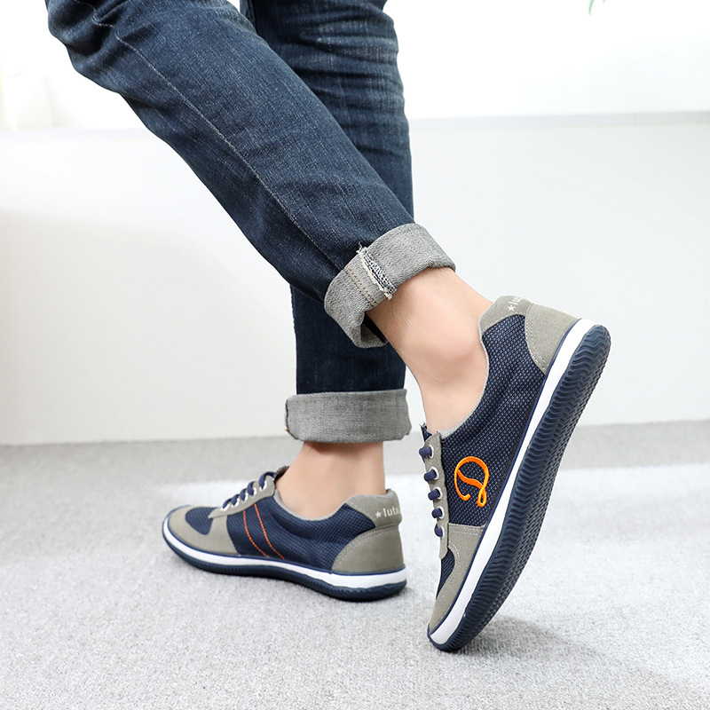 Spring And Autumn Cotton Linen Canvas Outdoor Casual Walking Running Men's Shoes foto 3