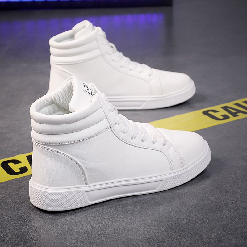 Plus Size Men's Leather Boots Fashion Casual Ankle Boots foto 3