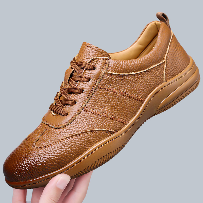 Casual Business Shoes Korean Style Punching Hollow Trendy Men's Shoes foto 2