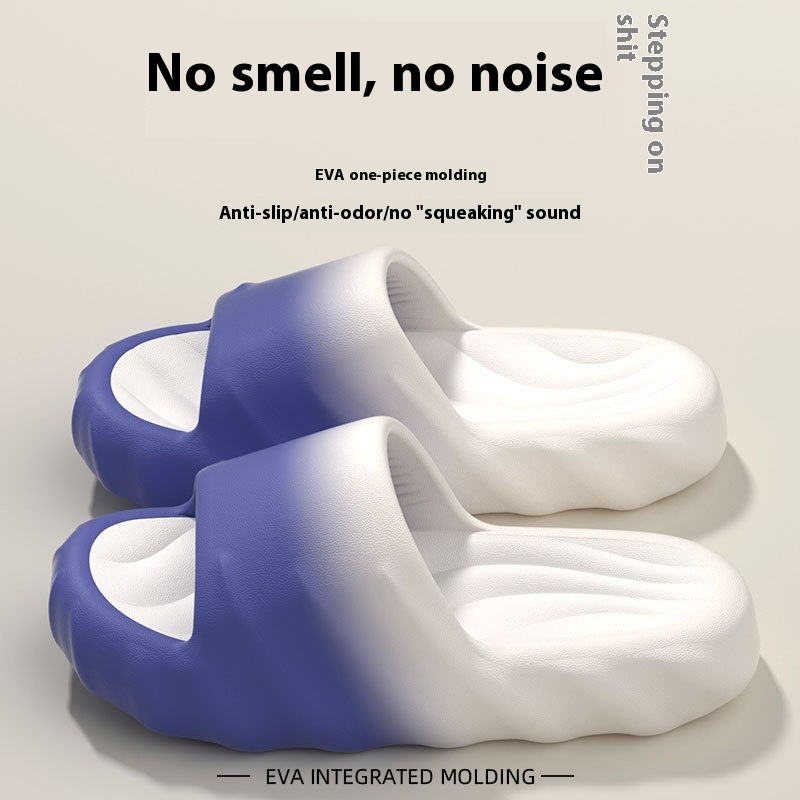 Women's Slippers Simple Gradient Interior Home Non-slip Platform foto 2