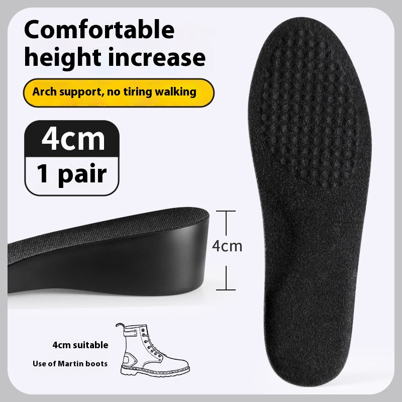 Male Invisible Shock-absorbing Inner Height Increasing Insole foto 2