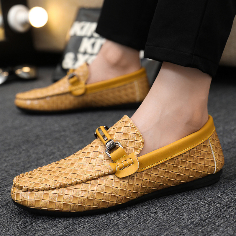 Mens Springsummer Low-top Moccasins Versatile Casual Shoes foto 5