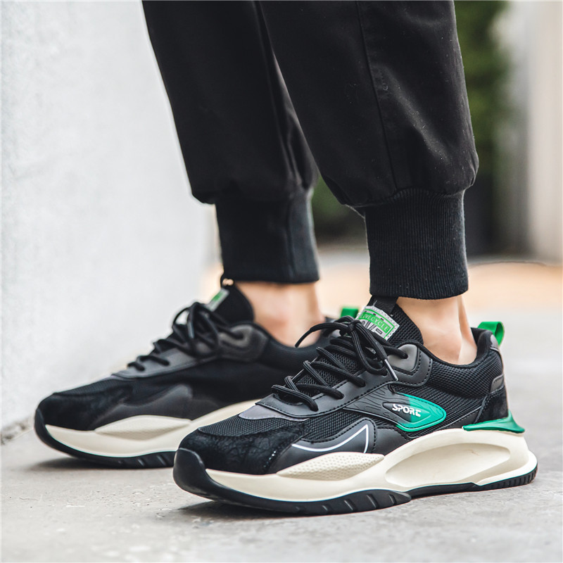 Platform Mesh Surface Breathable Running Shoes Student Clunky Sneakers foto 5
