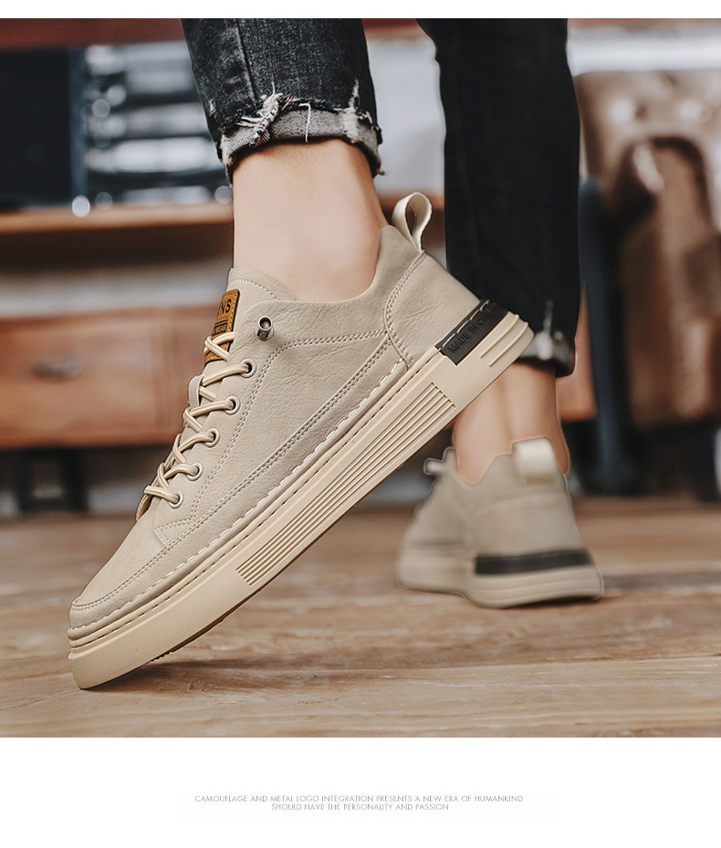 Men's Business Shirt Fashion Low Top Casual Shoes foto 3