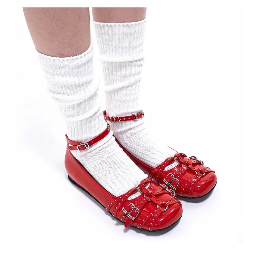 Spring New Genuine Leather Retro Pumps foto 5