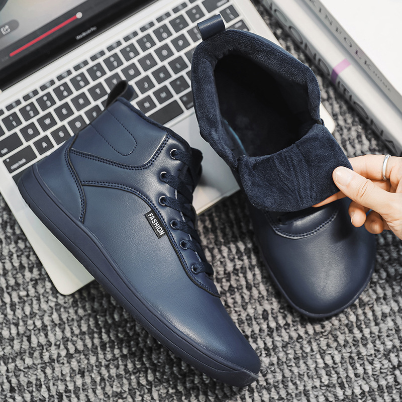 Cotton Shoes Fur Men's Thick Winter High-top foto 4