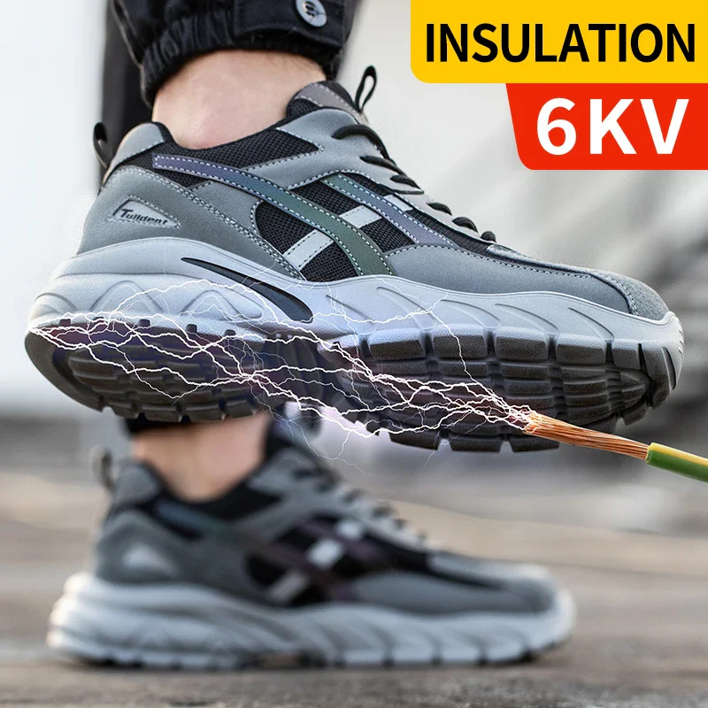 Attack Shield Anti-stab Protective Lightweight Safety Electrician Shoes foto 5