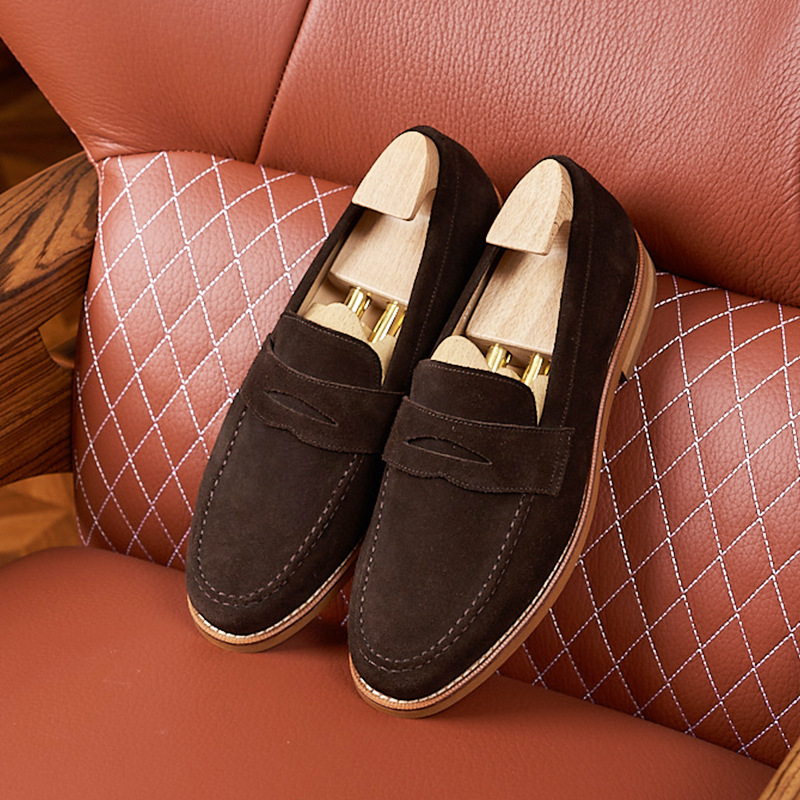 British Business Casual Men's Leather Shoes foto 2
