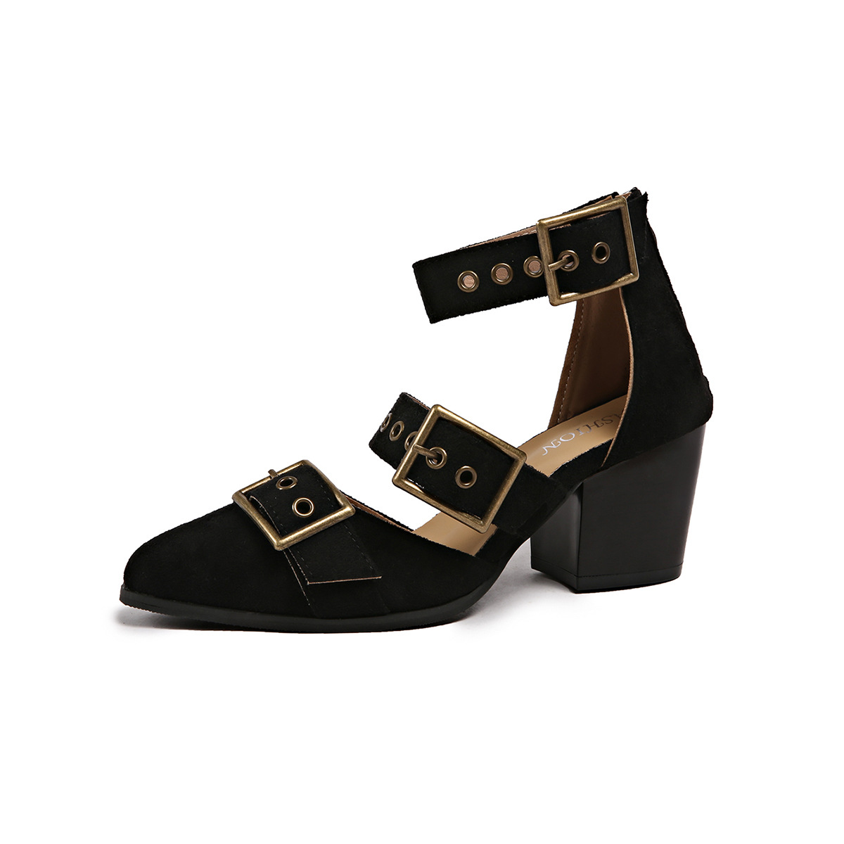 Pointed-toe Stiletto Heels With Rivets foto 5