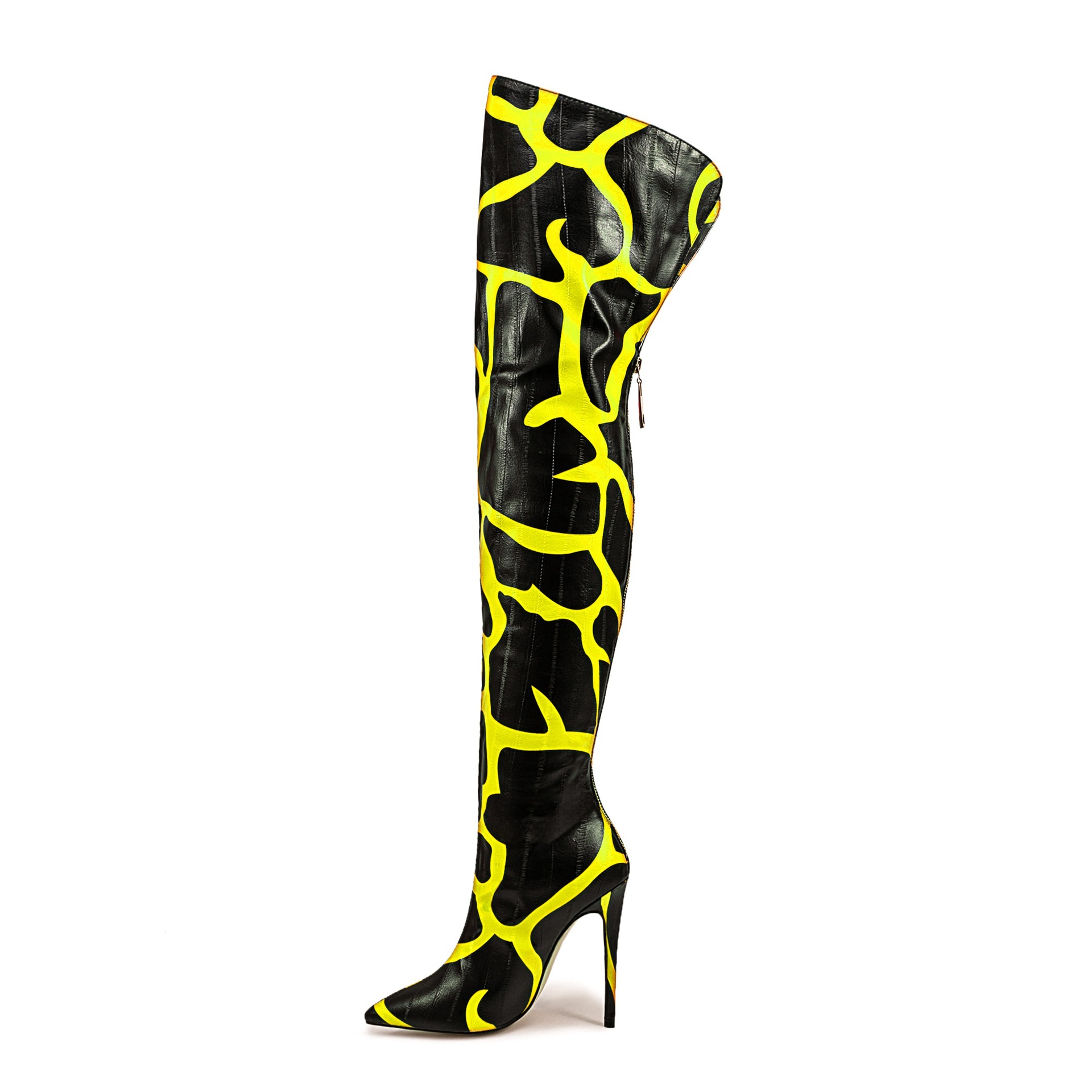 Pointed-toe Stiletto-heeled Over-the-knee Boots For Women foto 5