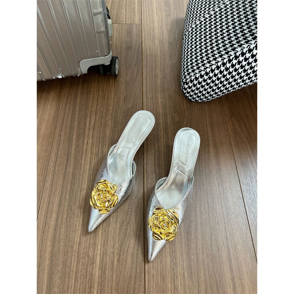 2025women's New Shoes For Spring Fashion Style Metal foto 3